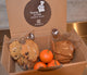 Box Saint-Nicolas ( spéculoos, cookies aux pépites de chocolat noir, mandarines )