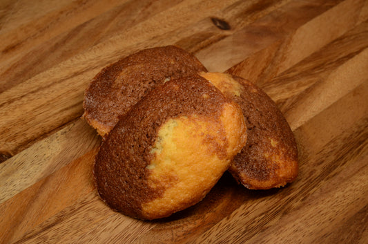 Madeleines marbrées chocolat