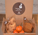 Box Saint-Nicolas ( spéculoos, biscuits aux amandes, mandarines )
